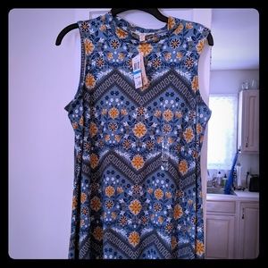 Floral patterned body con sun dress